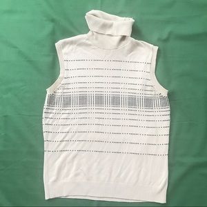 Vintage sleeveless turtleneck